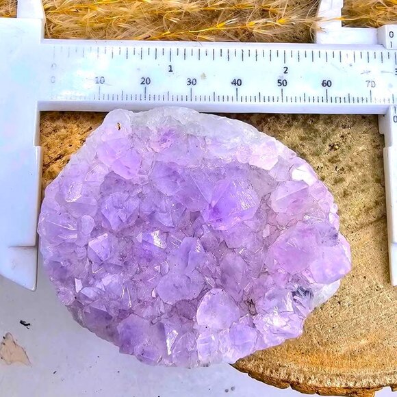 Nature Amethyst Cluster Hand Carved Cute Hedgehog Decor Figure - Picture 8 of 10